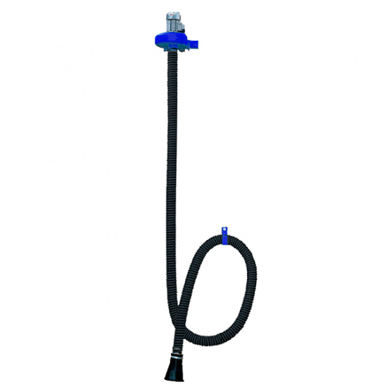 Filcar V�ggmonterad fl�kt 0,5hk, 5m avgasslang med anslutnin