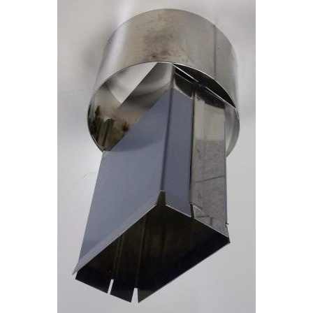 Skorstensanslutning till IPC hetvattentv�ttar H50, H100