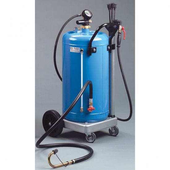 Spilloljevagn 65 l med uppsaml.pneum. t�mning
