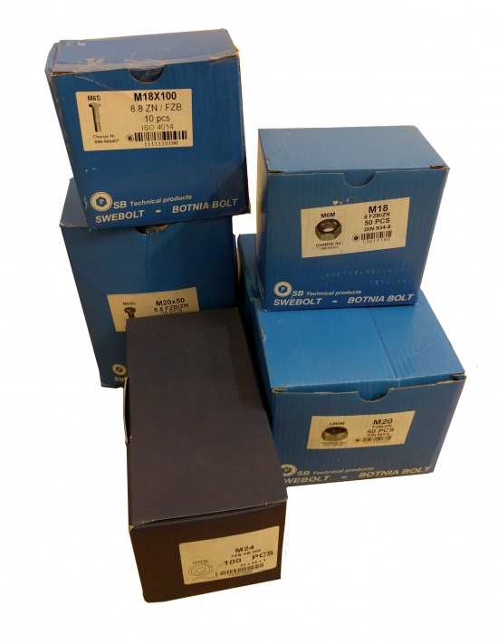 Bult & Mutter M18-M30 8.8 FZB