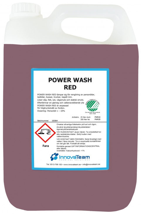 POWER WASH RED 5L