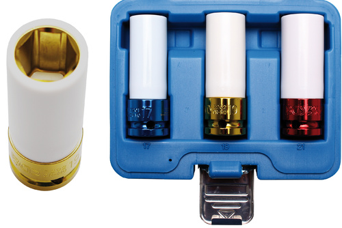 F�lghylsor/Hjulhylsor 1/2tum 17-19-21mm BGS