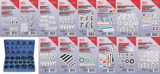 Sortimentpaket 3941 delar 15 l�dor BGS